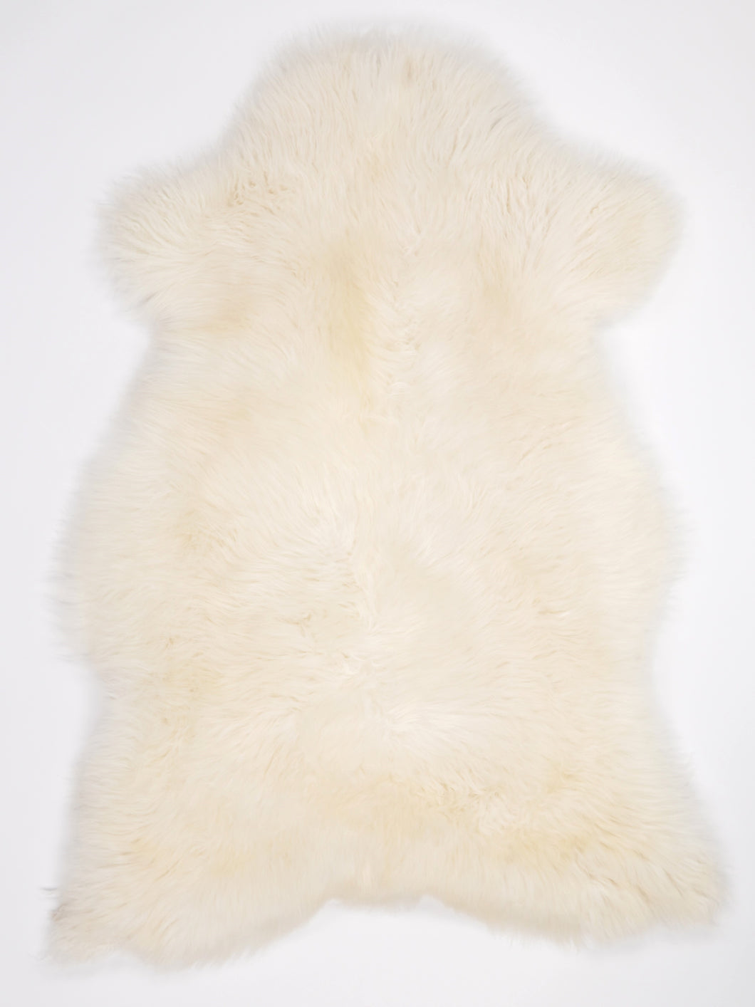 Bílá skandinávská ovčí kůže L