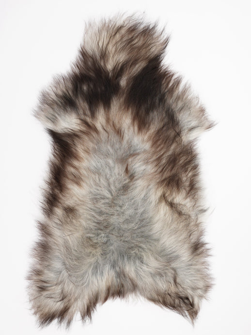 Pilkas islandiškas avikailis XXXL