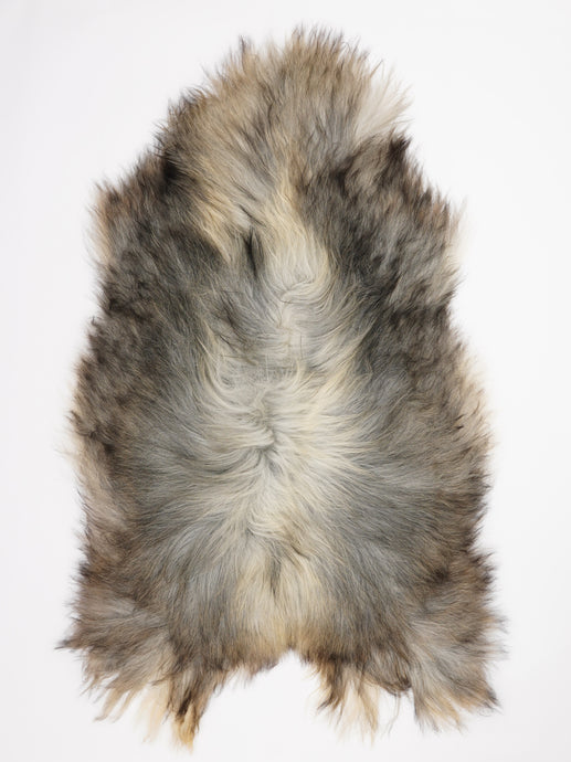 Pilkas islandiškas avikailis XXXL