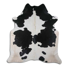 Načíst obrázek do prohlížeče Galerie, Černá a bílá hovězí kůže XL
