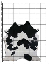 Načíst obrázek do prohlížeče Galerie, Černá a bílá hovězí kůže XL
