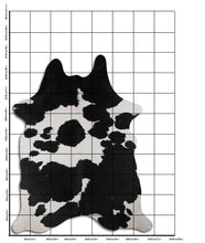 Načíst obrázek do prohlížeče Galerie, Černá a bílá hovězí kůže XXXL
