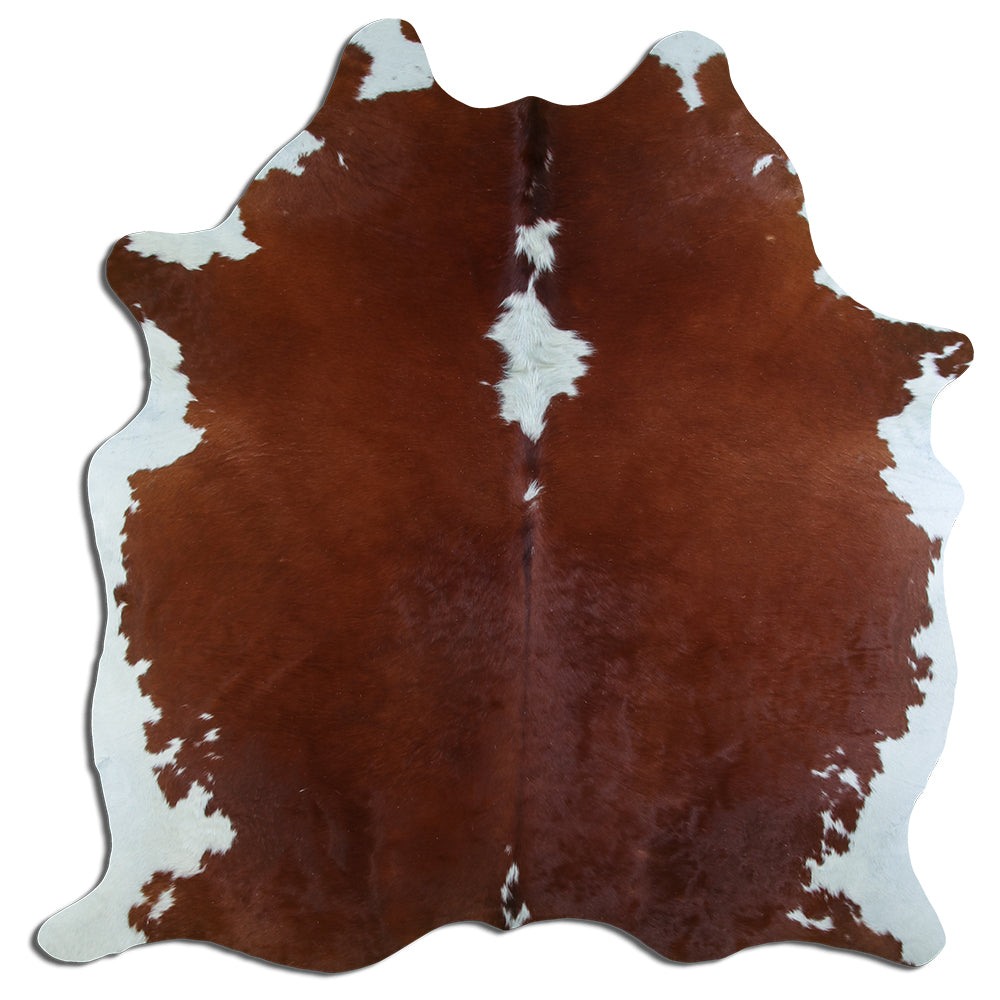 Hnědá hovězí kůže XL