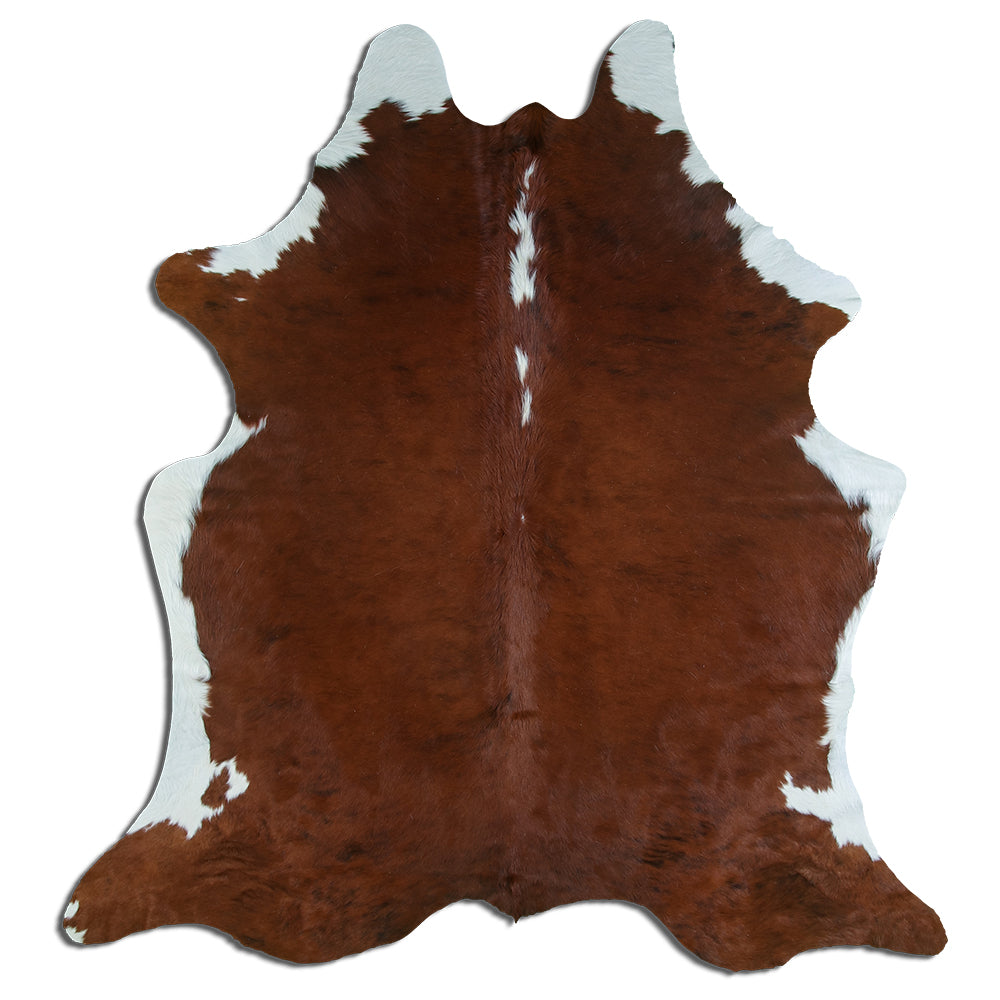 Rudas karvės kailis L