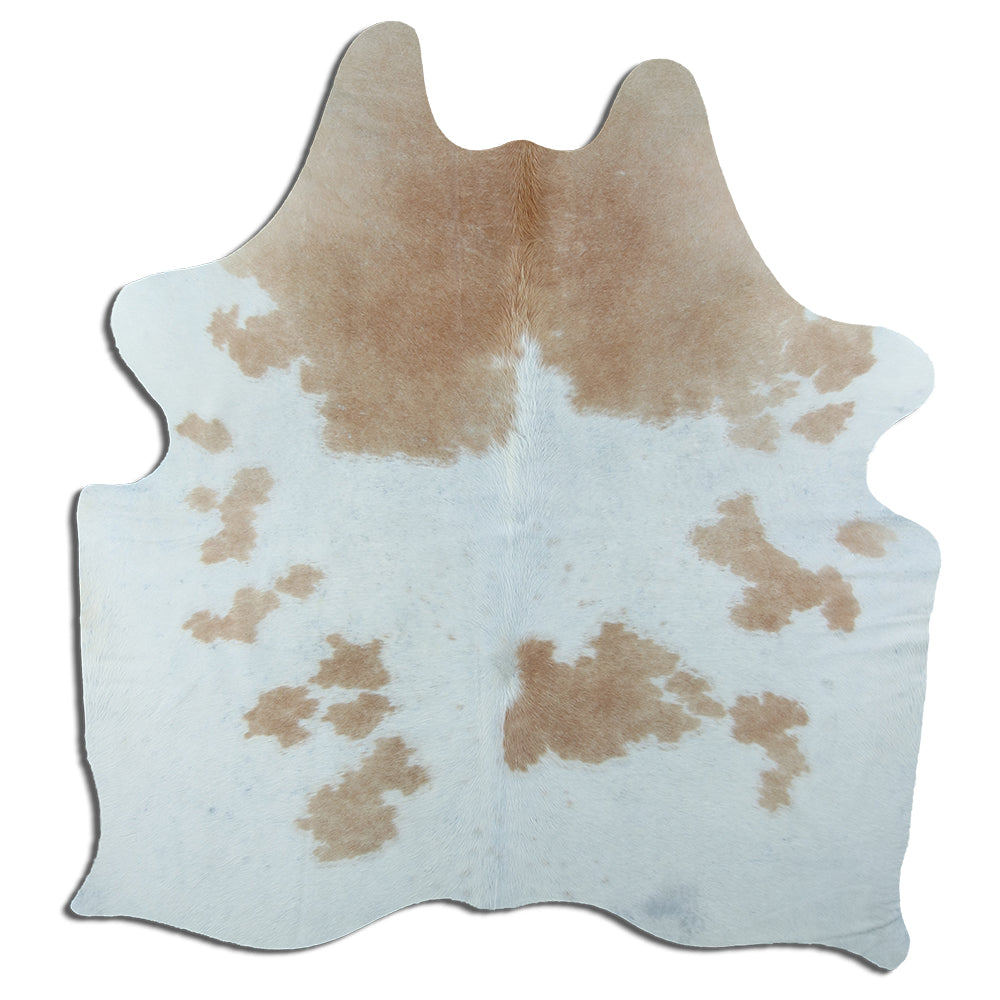 Šampaninis karvės kailis L