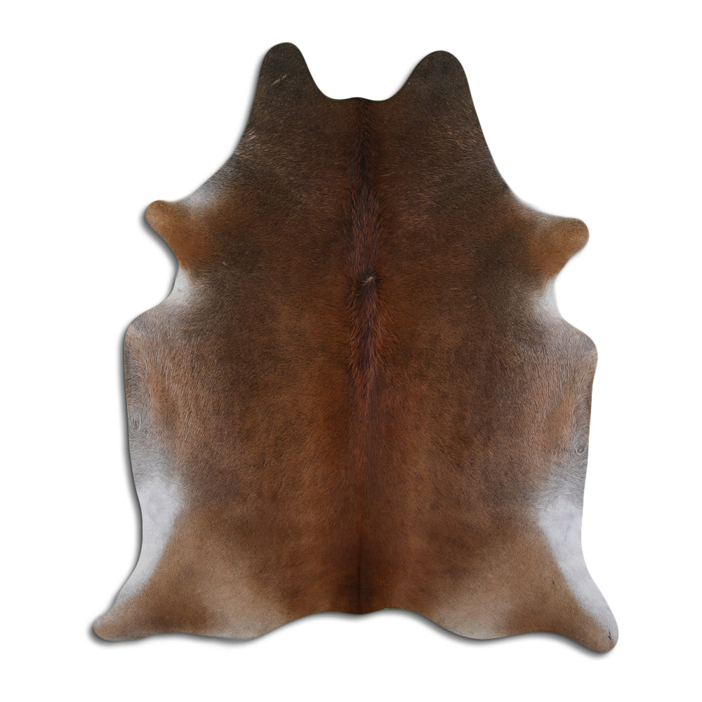 Rudas karvės kailis L