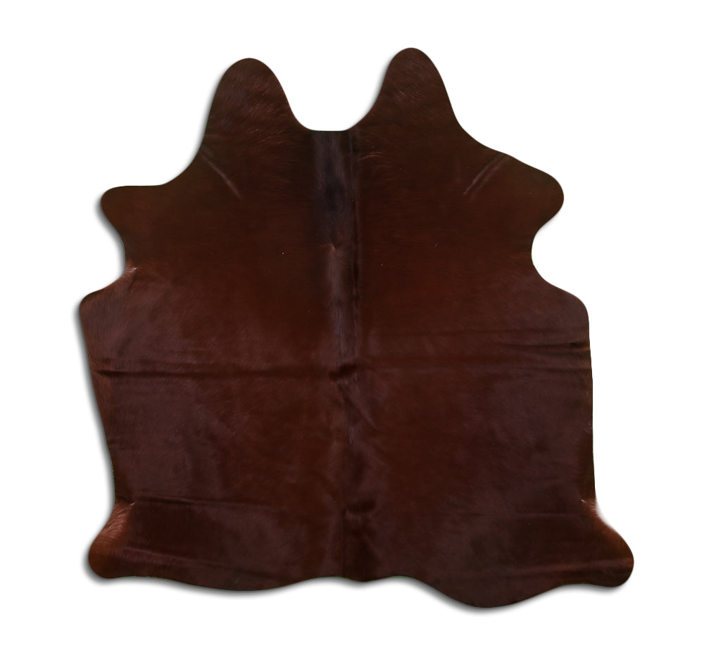 Rudas karvės kailis S