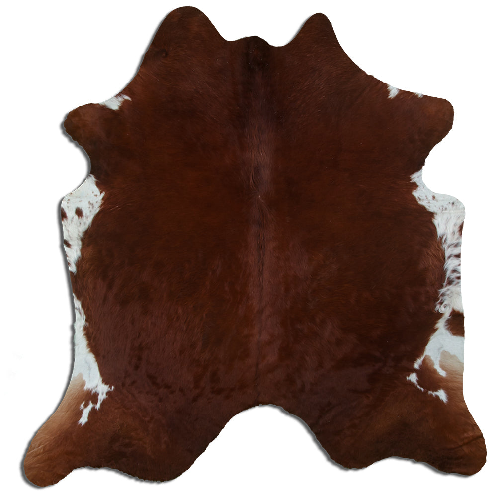 Hnědá hovězí kůže XL