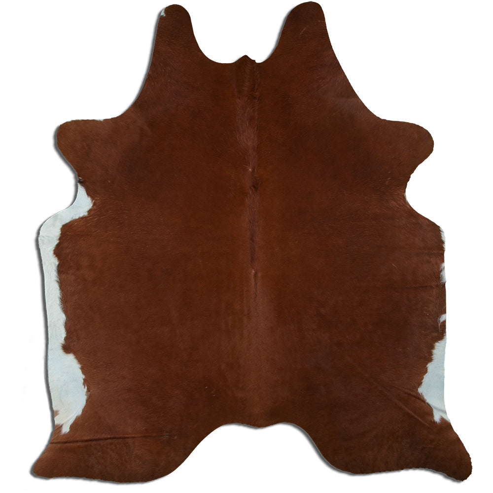 Rudas karvės kailis XL