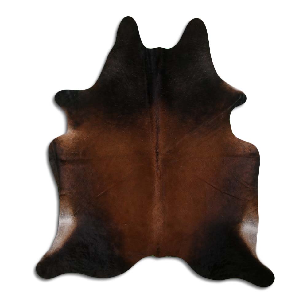 Hnědá hovězí kůže XL