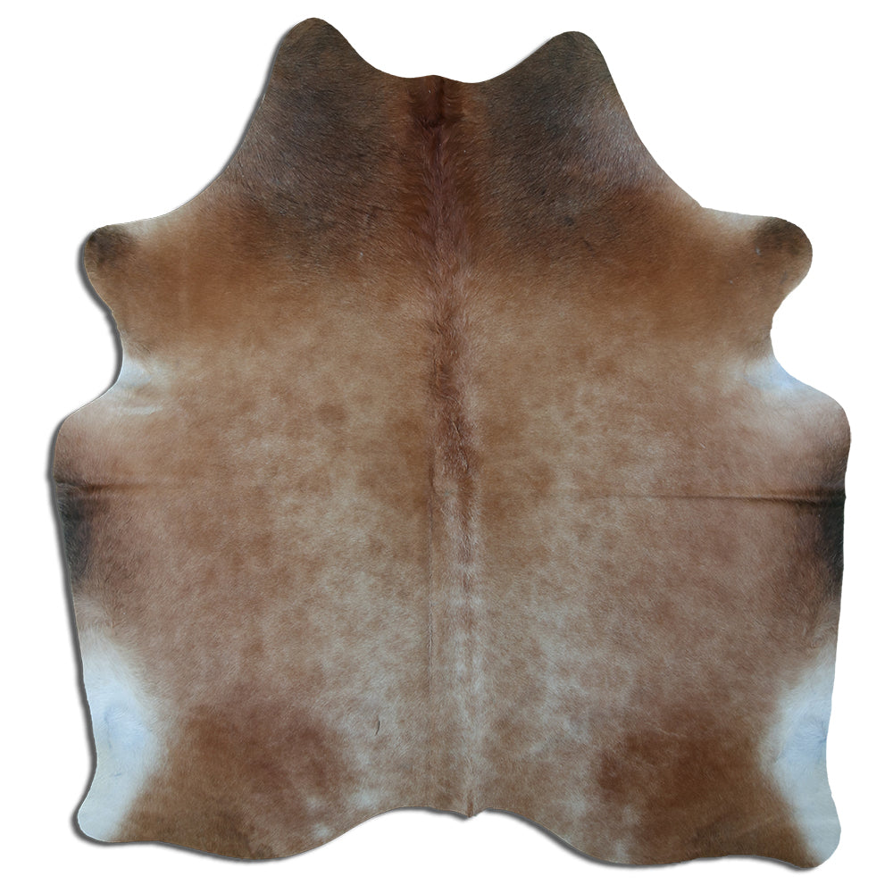 Hnědá hovězí kůže L
