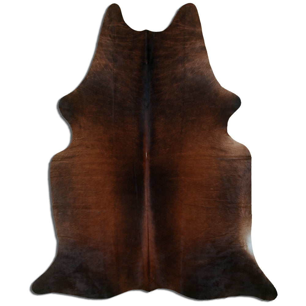 Hnědá hovězí kůže XL