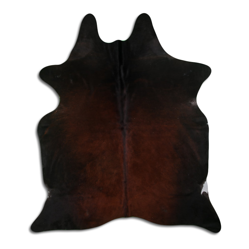 Hnědá hovězí kůže XL