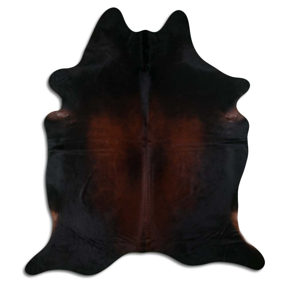Hnědá hovězí kůže XL