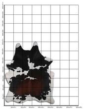 Načíst obrázek do prohlížeče Galerie, Tříbarevná hovězí kůže XL
