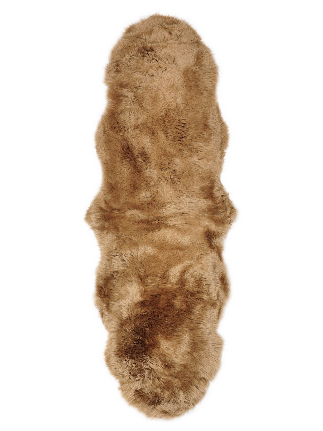 Double New Zealand sheepskin rug 180 × 60 cm – Ginger