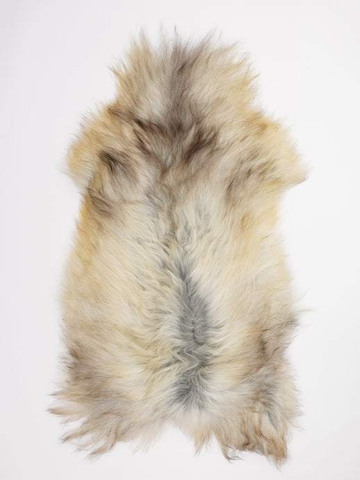 Pilkas islandiškas avikailis XXL