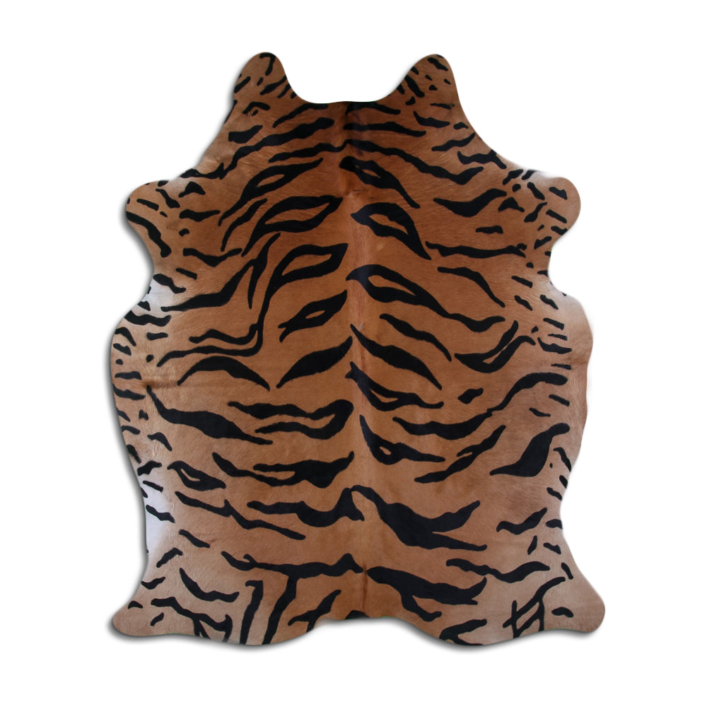 Tigro rašto karvės kailis XL